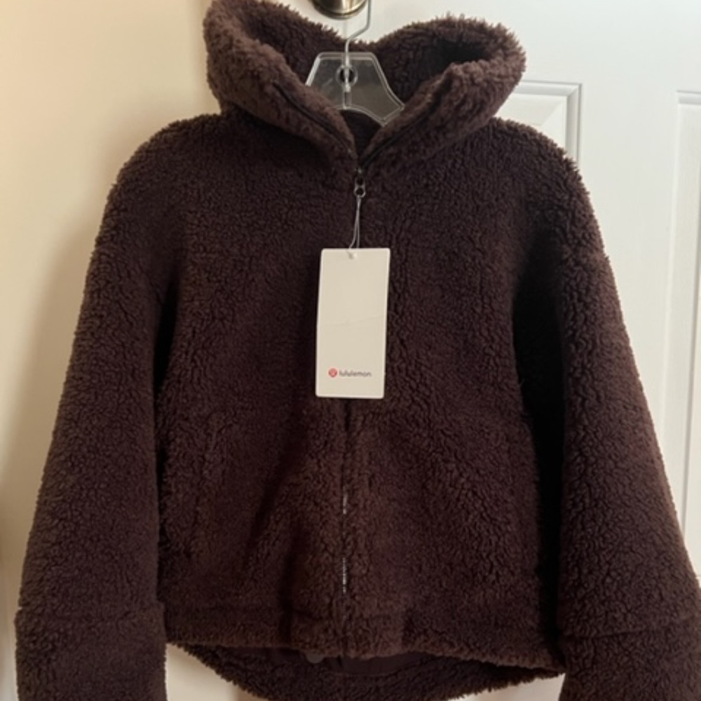 lululemon cinchable fleece zip up